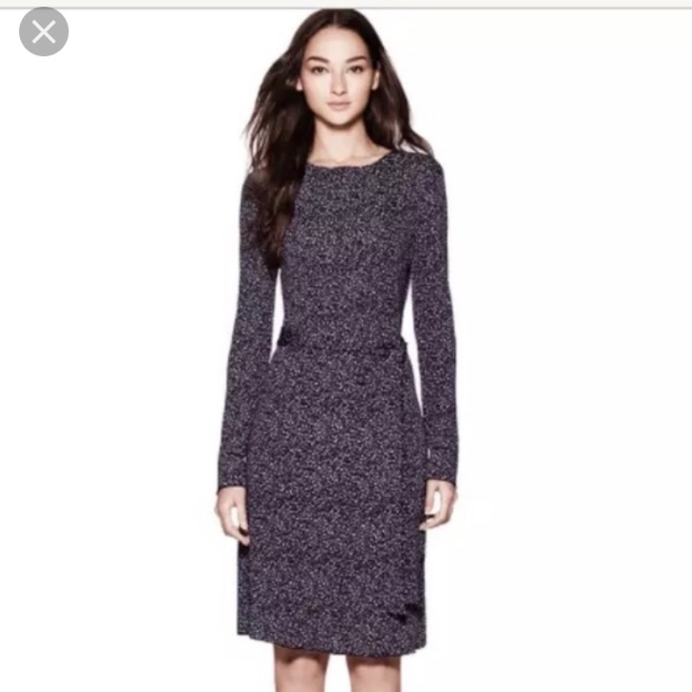 Tory Burch Purple Leopard Print Dress